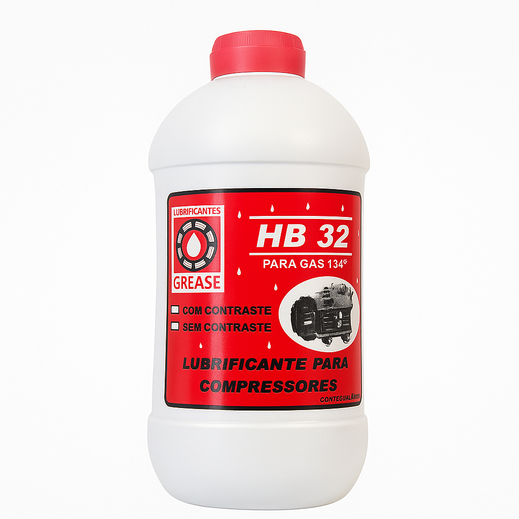 OLEO HB 32 LUBRIFICANTE 1LT COMPRESSORES GAS 134